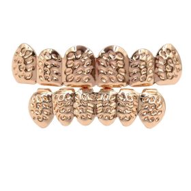 Halloween Prom Gold Braces Spike Dress Up (Option: Pattern rose gold)