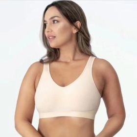 Plus-size S-3XL Premium ShaperBra Women Shaper Bra Sexy Bright Lingerie Female Underwear (Option: XL-Beige)