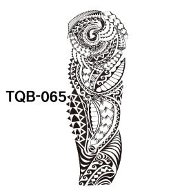 Waterproof Full Arm Tattoo Sticker (Option: 65style)