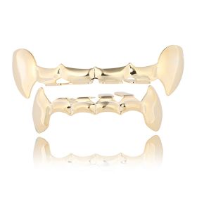 Halloween Prom Gold Braces Spike Dress Up (Option: Fine gold)