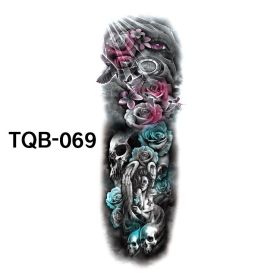 Waterproof Full Arm Tattoo Sticker (Option: 69style)