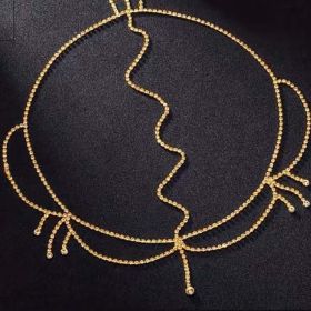 Ins Fashion New Water Diamond Forehead Chain (Option: TS01 JSA)