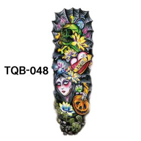 Waterproof Full Arm Tattoo Sticker (Option: 48style)