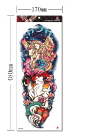 Waterproof Full Arm Tattoo Sticker (Option: WAN305)