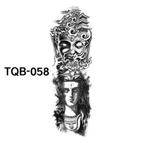 Waterproof Full Arm Tattoo Sticker (Option: 58style)