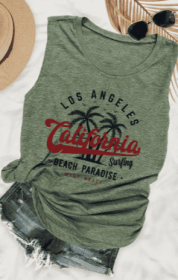 Women's Sleeveless Shirt (Option: Green-S)