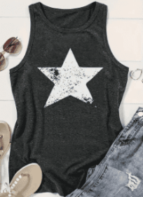 Women's Sleeveless Shirt (Option: Dark gray-2XL)