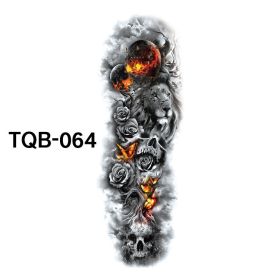 Waterproof Full Arm Tattoo Sticker (Option: 64style)