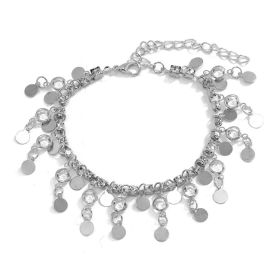 Fashionable All-match High-grade Beach Women's Anklet (Color: Silver)