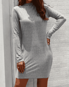 Women's Fashionable Clothing (Option: Gray-S)